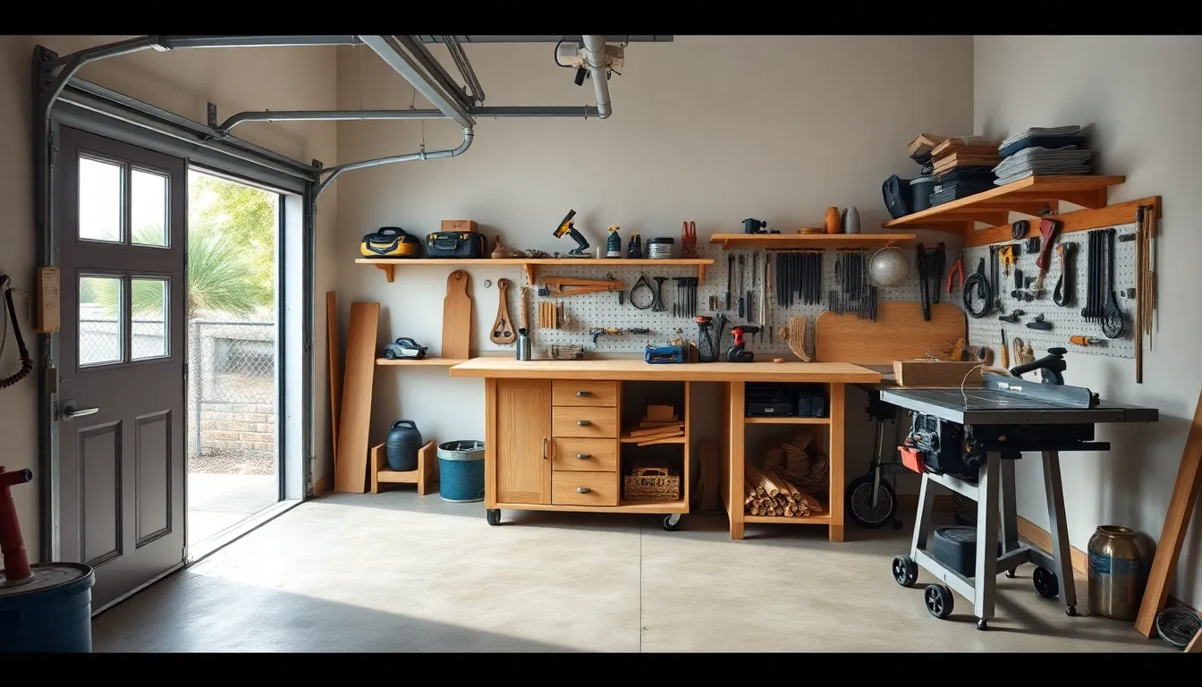 One Car Garage Woodshop Setup — A Complete Walkthrough
